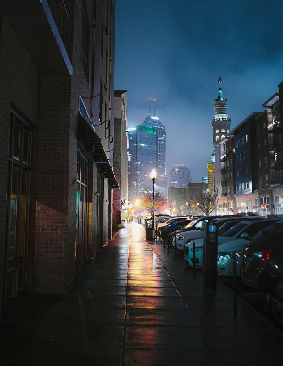 City landscape representing hyperlocal delivery coverage